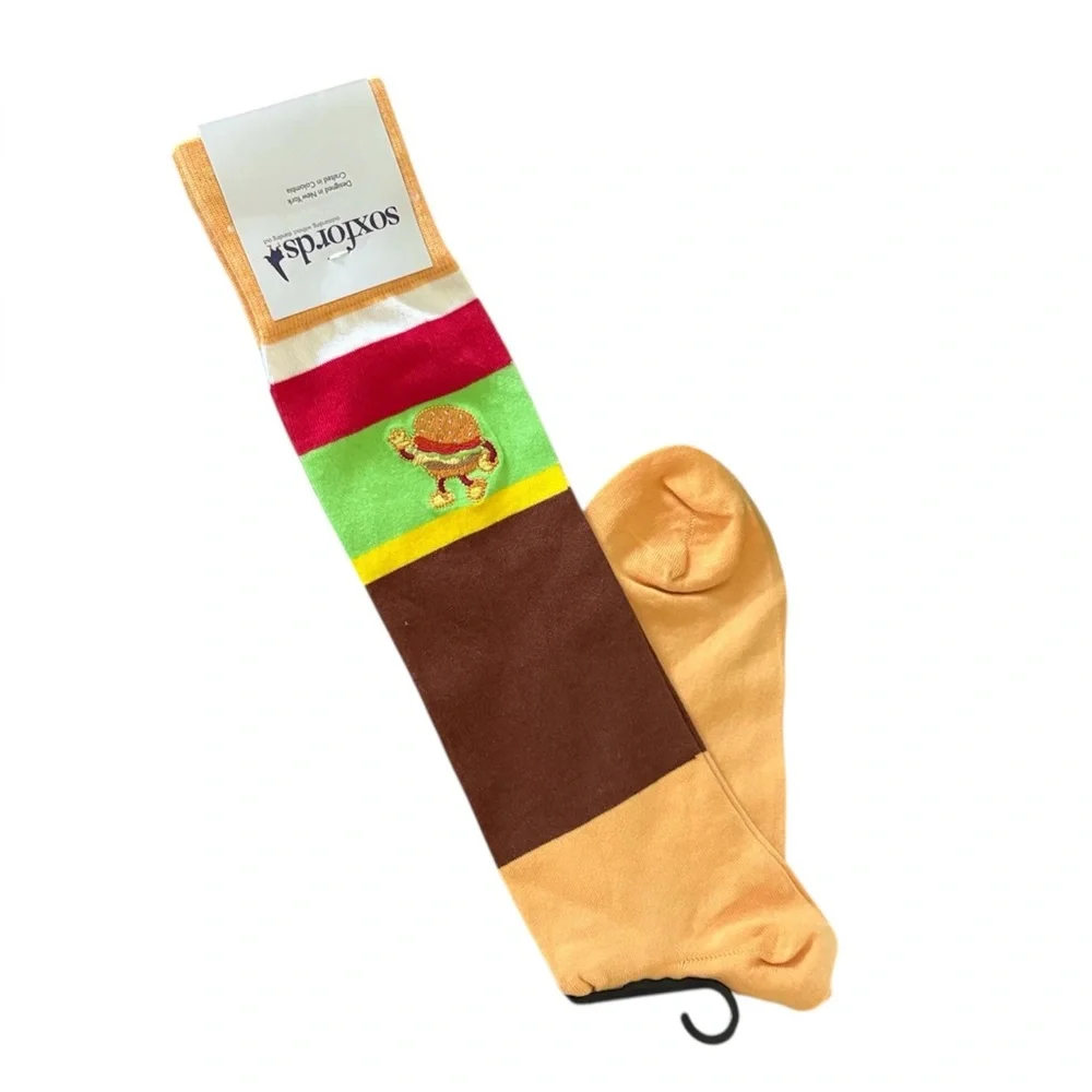 6 Pairs Of Soxfords Golden Arches  Hamburger Socks